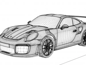 porsche 911 gt2 rs 991 3D Model