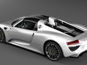 porsche 918 3D Model
