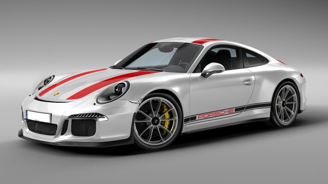 porsche 911 r Modelo 3D .c4d .max .obj .3ds .fbx .stl .blend 