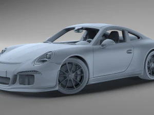 porsche 911 r 3D Model