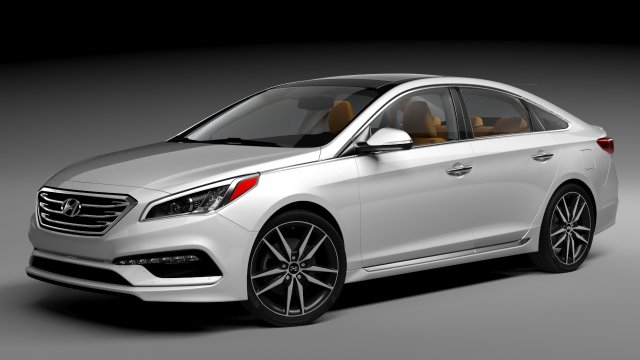hyundai sonata 3D Модель .c4d .max .obj .3ds .fbx .stl .blend 