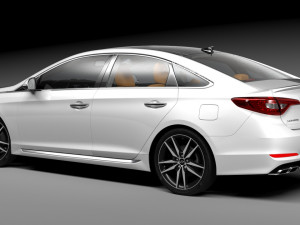 hyundai sonata 3D Модель
