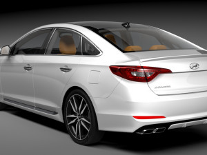 hyundai sonata 3D Модель