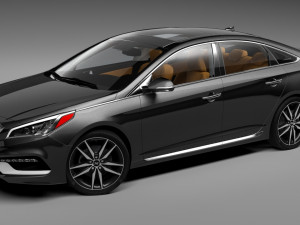 hyundai sonata 3D Модель