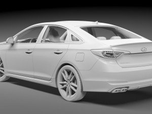 hyundai sonata 3D Модель