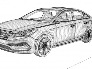 hyundai sonata 3D Модель