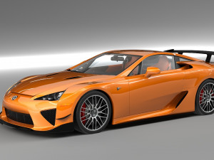 lexus lfa nurburgring Modelo 3D
