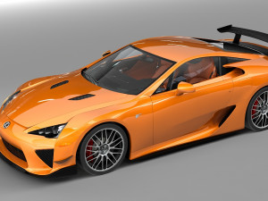 lexus lfa nurburgring Modello 3D