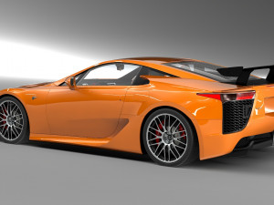 lexus lfa nurburgring Modello 3D