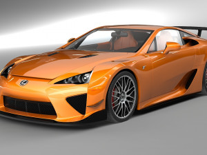 lexus lfa nurburgring Modello 3D