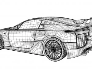 lexus lfa nurburgring 3D Model