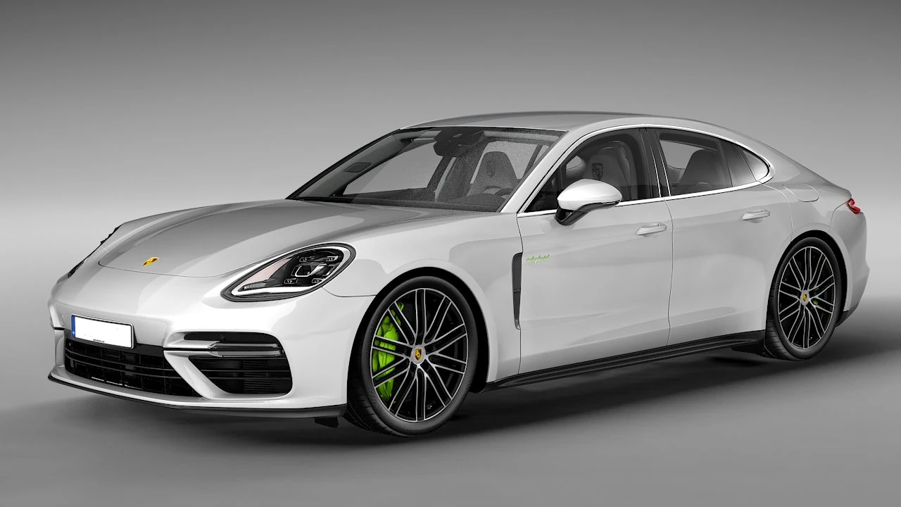 porsche panamera turbo s 3D Model .c4d .max .obj .3ds .fbx .stl .blend 