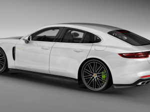 porsche panamera turbo s 3D Модель
