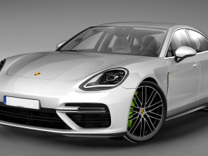 porsche panamera turbo s 3D Модель