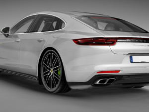 porsche panamera turbo s 3D Модель