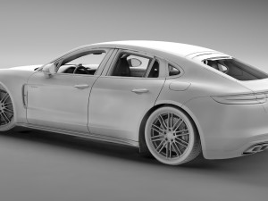 porsche panamera turbo s 3D Модель