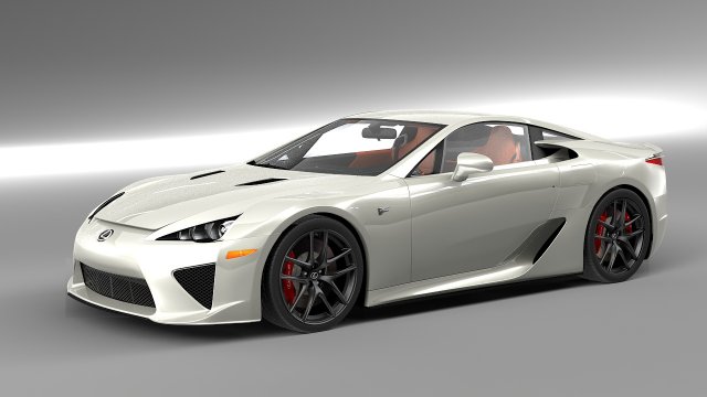 lexus lfa 3D Модель .c4d .max .obj .3ds .fbx .stl .blend