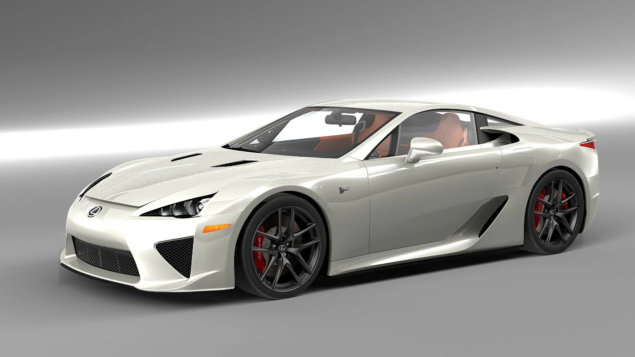 lexus lfa 3D Model .c4d .max .obj .3ds .fbx .stl .blend