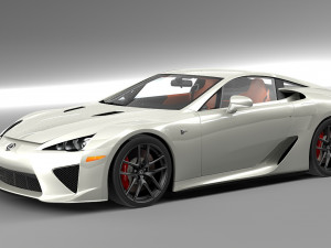 lexus lfa 3D मॉडल