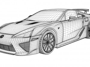 lexus lfa 3D Модель