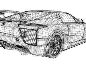 lexus lfa 3D Модель