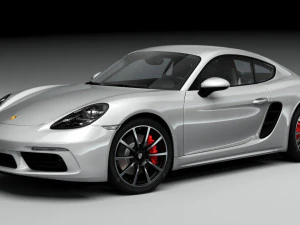 Порше Кайман 718 3D Модель