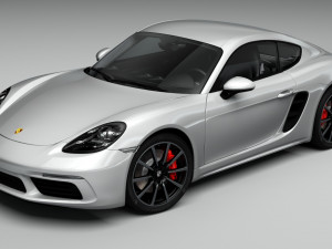 porsche cayman 718 Modelo 3D
