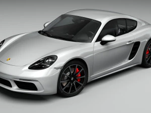 porsche cayman 718 3D Model