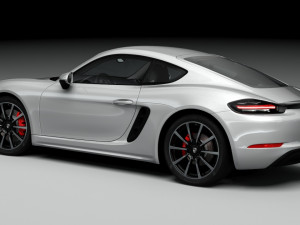 porsche cayman 718 Modelo 3D