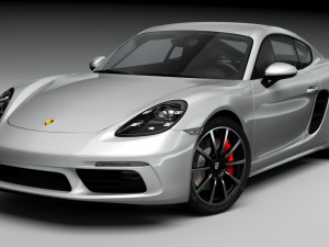 porsche cayman 718 Modelo 3D