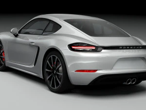 porsche cayman 718 3D Model