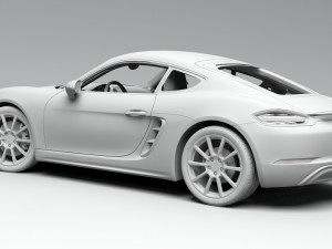 porsche cayman 718 Modelo 3D