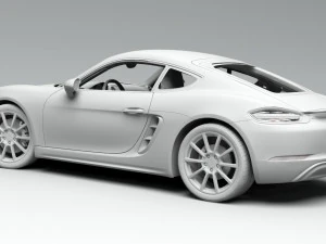 porsche cayman 718 3D Model