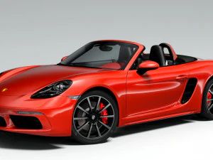 Порше Бокстер 718 3D Модель