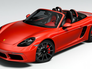 porsche boxster 718 Modello 3D