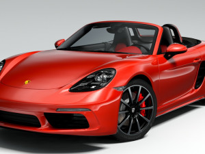 porsche boxster 718 Modello 3D