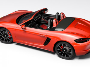 porsche boxster 718 Modello 3D