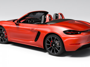 porsche boxster 718 Modello 3D