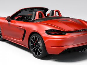 porsche boxster 718 Modello 3D