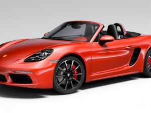 porsche boxster 718 Modello 3D
