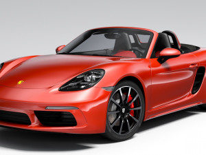 porsche boxster 718 Modello 3D