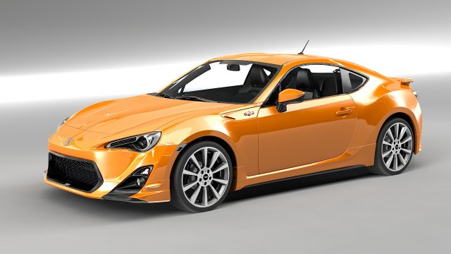 toyota gt86 trd 3D Model .c4d .max .obj .3ds .fbx .stl .blend 