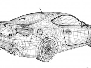 toyota gt86 trd 3D Model