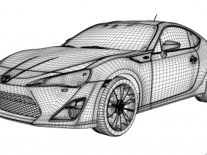 toyota gt86 Modelo 3D