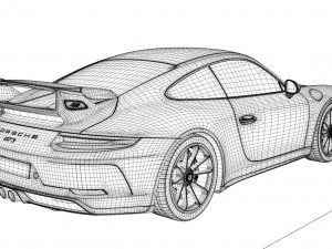 porsche 911 gt3 991 3D Model