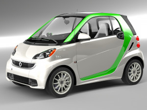 smart fourtwo e-drive 3D Model