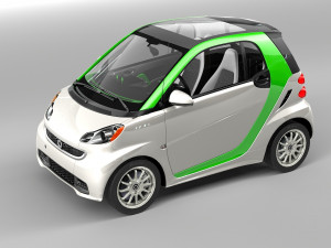 smart fourtwo e-drive 3D Model