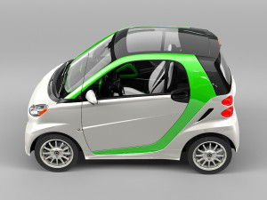 smart fourtwo e-drive 3D Model