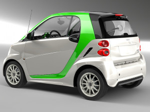 smart fourtwo e-drive 3D Model