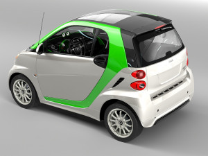 smart fourtwo e-drive 3D Model